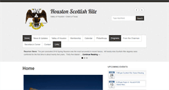 Desktop Screenshot of houstonscottishrite.org